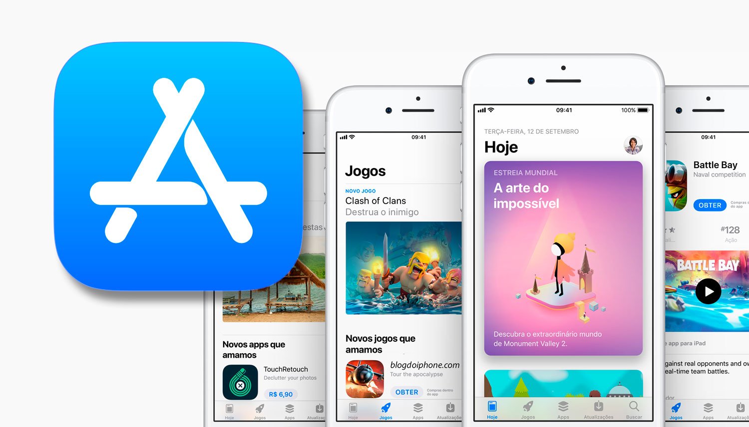 A App Store recentemente enfrentou polêmicas sobre aplicativos fraudulentos e, agora, a Apple parece estar ainda mais rigorosa em sua avaliação. (Fonte: Apple, Blog do iPhone / Reprodução)