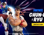 Fortnite: crossover com Street Fighter traz skins de Ryu e Chun-Li