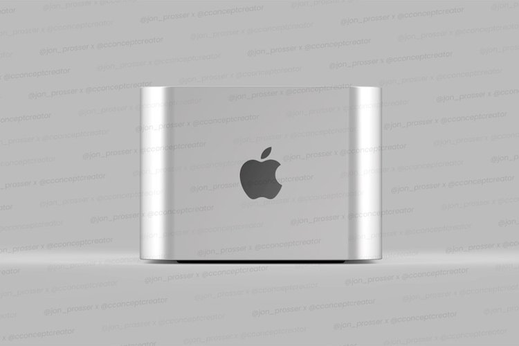 Renderização mostrando suposto visual do Mac Pro Mini