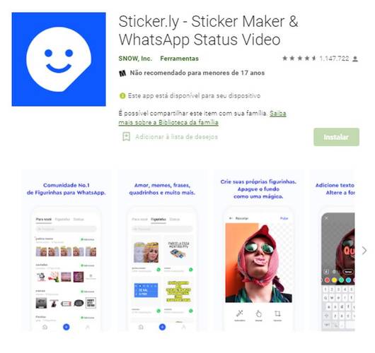 (Fonte: Play Store/Reprodução)