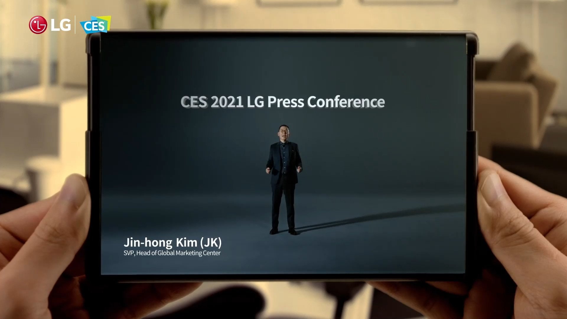 Apresentado na CES, o LG Rollable é o celular experimental com tela flexível da marca sul-coreana