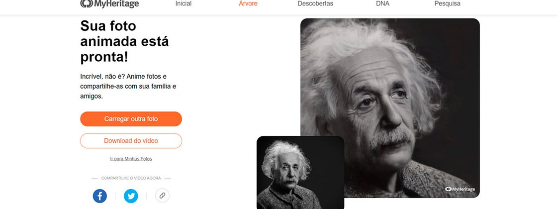 Site permite animar fotos antigas usando Deepfake - TecMundo Site permite animar fotos antigas usando Deepfake - TecMundo