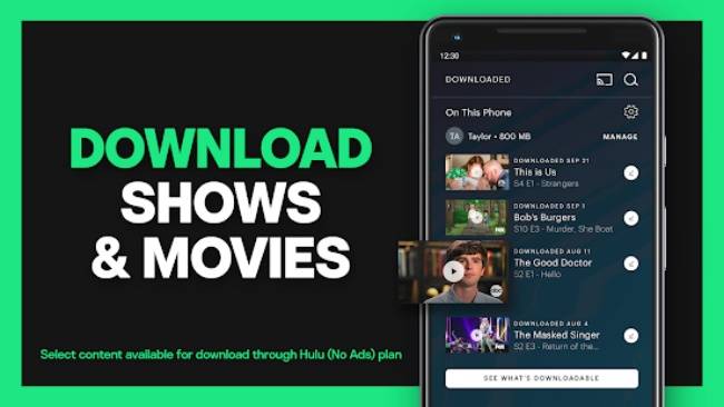 O serviço também permite o download de conteúdos para ver offline.