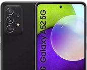 Galaxy A52 tem novos detalhes da tela vazados