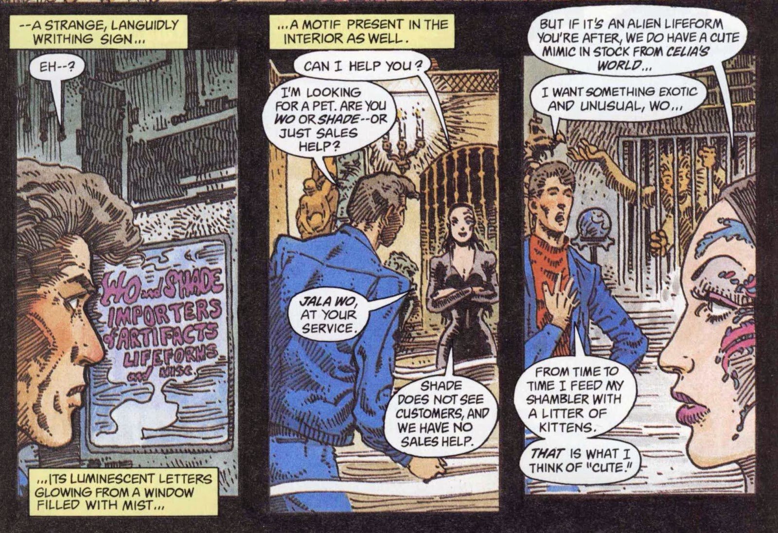 Sandkings já foi publicado em quadrinhos pela DC.