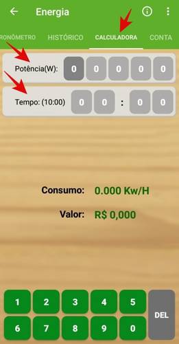 Veja quanto gastou em cada aparelho.