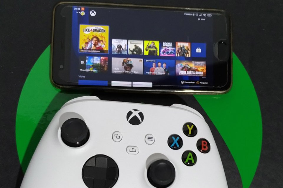 Suporte Base Controle Xbox One Xcloud Smartphone Android Ios Acessório  Gamepad P/ Jogar Celular ( Apenas Suporte )