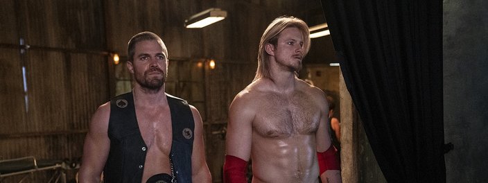 Imagem de: Heels: fotos de Stephen Amell e Alexander Ludwig em nova série