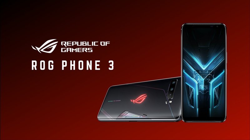 O ROG Phone 3 possui um visual chamativo, com LEDs na parte traseira.