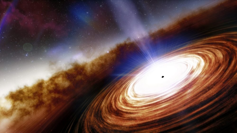 Segundo o que sabemos sobre buracos negros, o J0313-1806 deveria ser muito menor do que é.