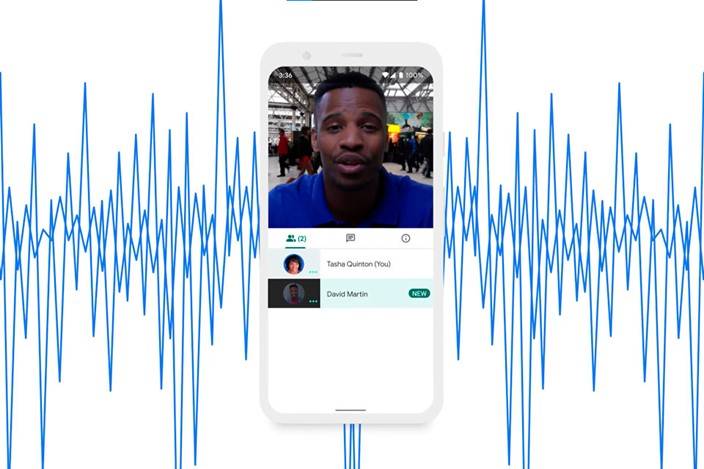 Meet possui suporte para cancelamento de ruídos durante chamadas via mobile.