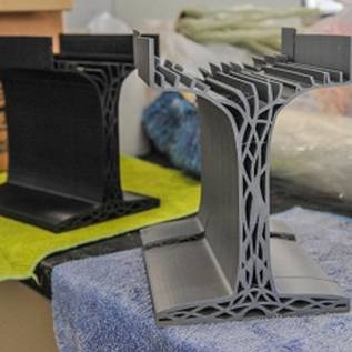 Imagem de Vigas de plástico impressas em 3D são mais fortes que aço e concreto