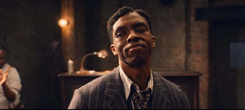 Chadwick Boseman é o sétimo ator da história a receber uma indicação póstuma.