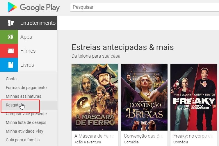 COMO USAR O CARTÃO GIFT CARD DA GOOGLE PLAY RESGATAR CÓDIGO PIN da Recarga  Google Promocional RV 