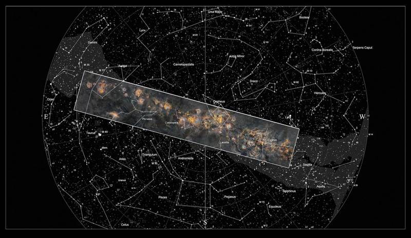O pedaço do céu captado pelo fotógrafo finlandês.