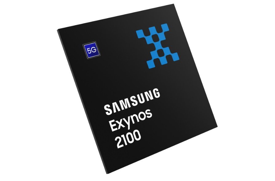 O Exynos 2100, da Samsung, é feito em uma arquitetura de 5 nm com litografia de ultravioleta extrema (EUV).