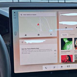 Imagem de Vazou: veja como será a interface do Tesla Model S reestilizada