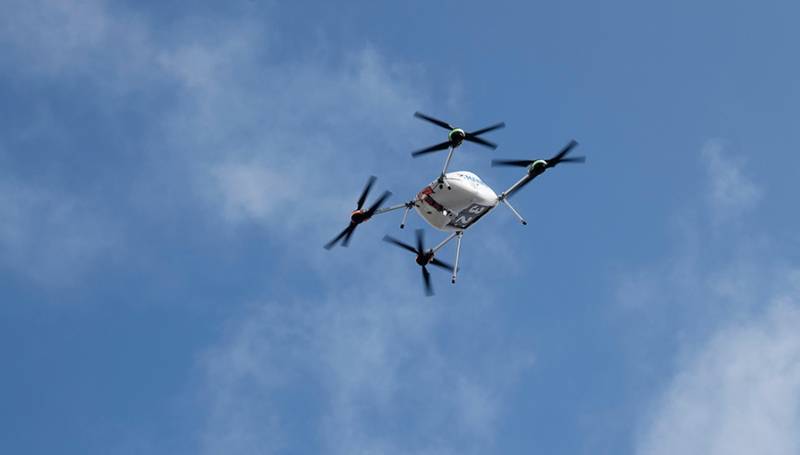 Um dos drones testados pela Samsung na Irlanda.