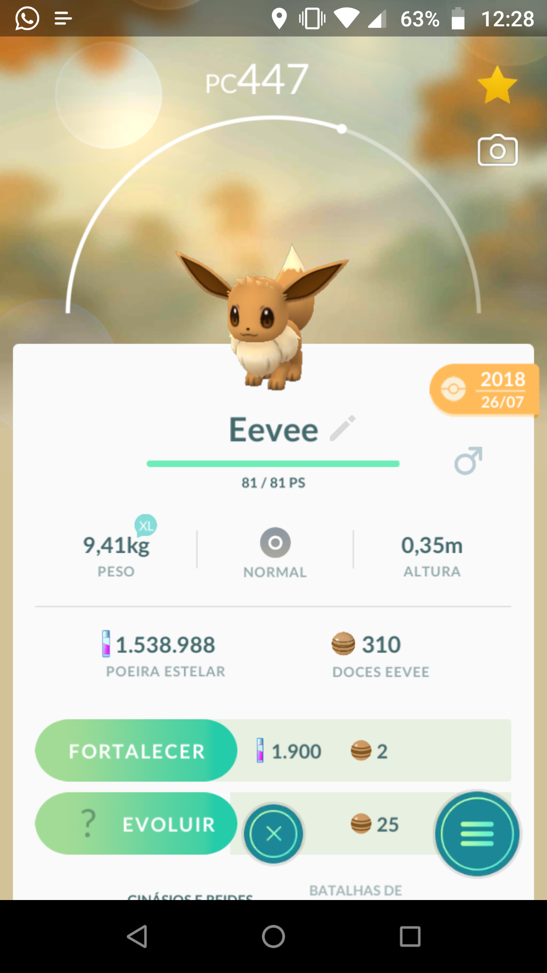 Como controlar a evolução do seu Eevee no Pokémon GO - Aplicativos