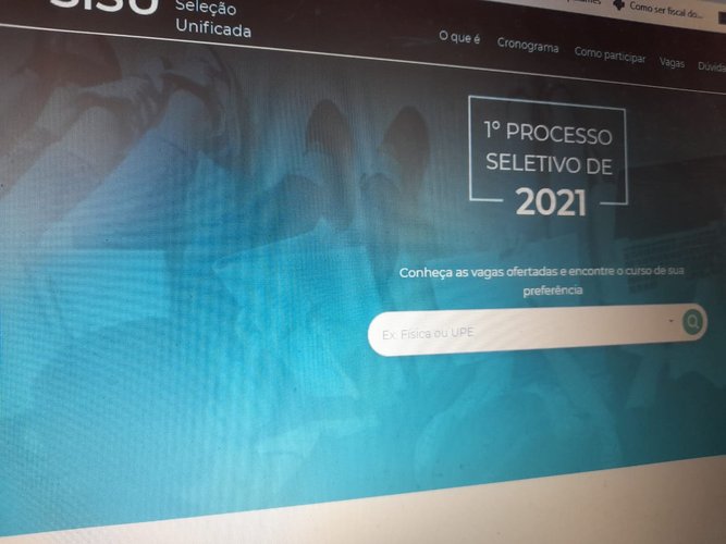 Inscrições no SISU começam no dia 6 de abril de 2021.