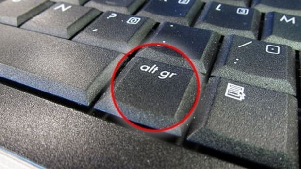 O grande segredo dos teclados ABNT2 é a tecla Alt Gr.