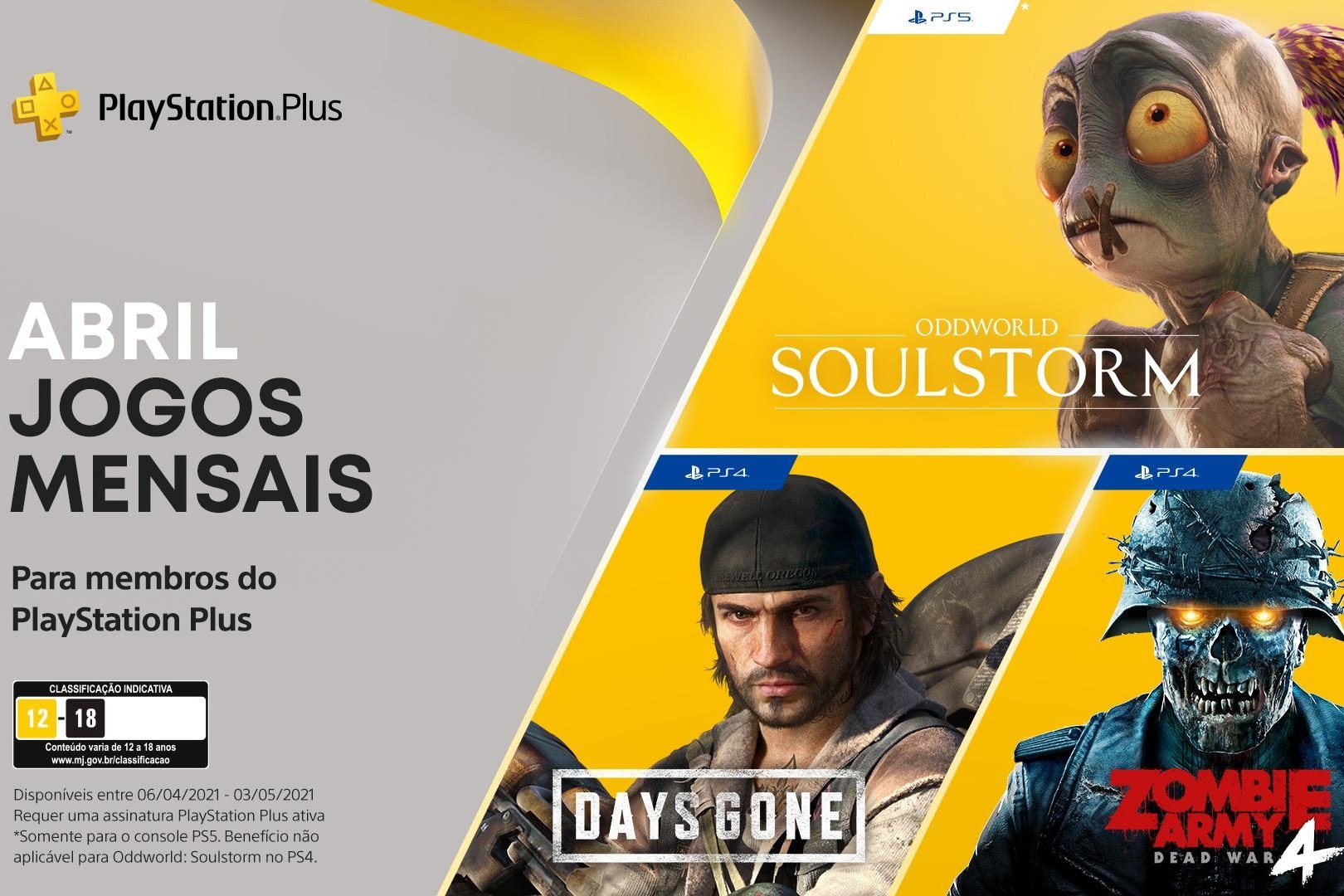 Jogos da PS Plus de novembro são divulgados com um exclusivo para PS5 
