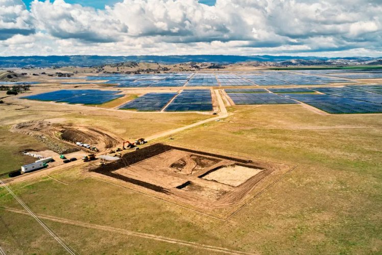 Local em que a bateria gigante da Apple será construída usando tecnologia da Tesla.