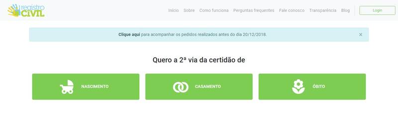 (Fonte: Registro Civil/Reprodução)