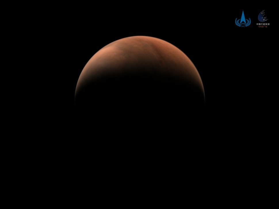 Um dos polos de Marte.