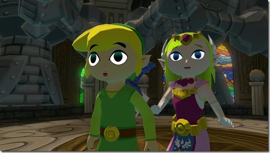 Link e Zelda surpreenderam ao aparecer como desenhos animados no GameCube