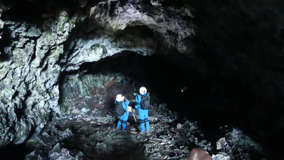 Tubos de lava simularão ambientes na exploração de Marte e da Lua