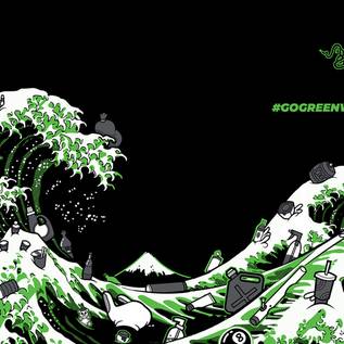Imagem de Razer lança Kanagawa Wave, linha de roupas feita com plástico reciclado