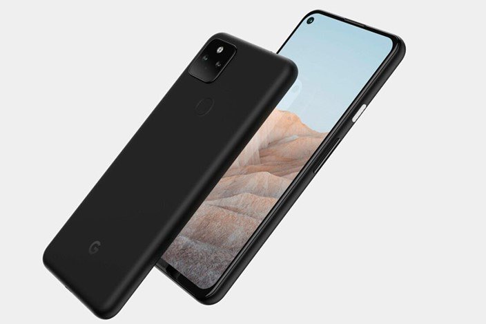 Renderização do Pixel 5a traz design semelhante ao Pixel 4a.