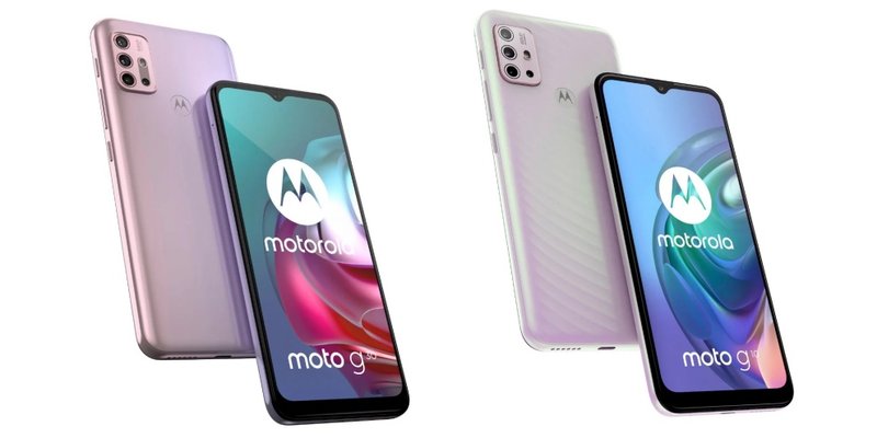 Moto G30 e Moto G10 respectivamente.