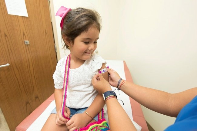 As crianças já podem ser vacinadas contra gripe.