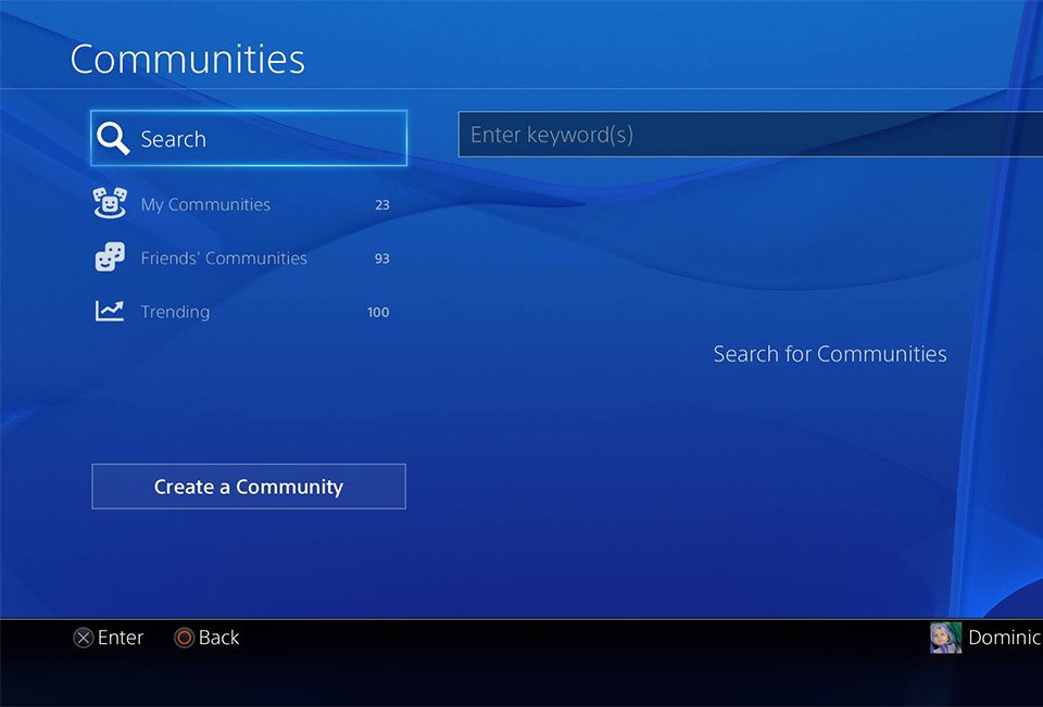 A função de Comunidades será desativada no PS4.