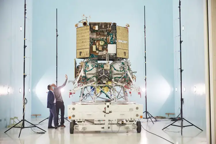 Imagem da espaçonave Luna 25.