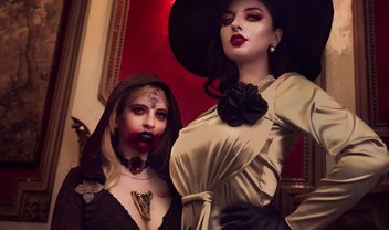 Dupla incrível faz cosplay de Lady Dimitrescu e sua filha