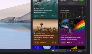 Windows 10: widget traz feed de notícias para barra de tarefas