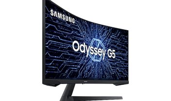 Samsung lança monitor gamer Odyssey G5 no Brasil