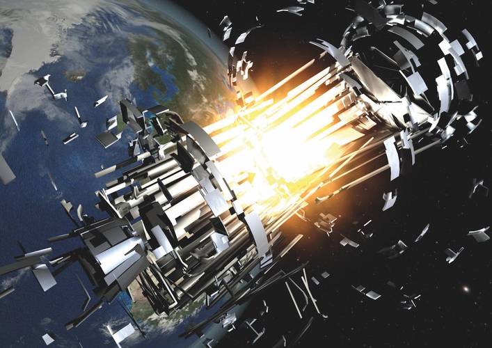 Riscos do acúmulo de detritos de satélites no espaço