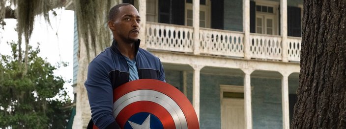Imagem de: Falcão e o Soldado Invernal: Sam Wilson ganha pôster como Capitão América