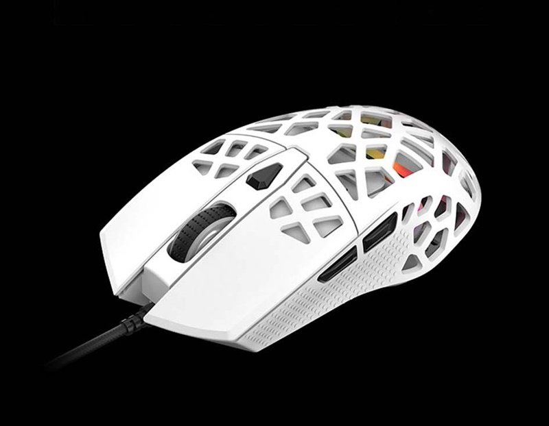 O mouse Ajazz AJ339 é leve e se adapta a qualquer formato de mão. (Fonte: AliExpress/reprodução)