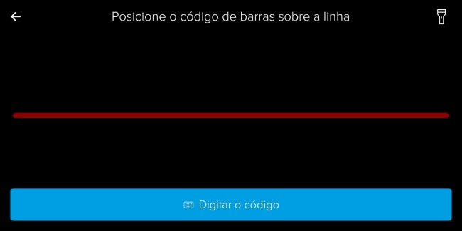 Escaneie o código de barras.