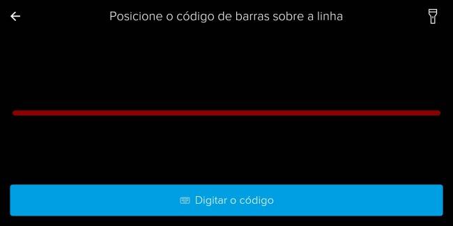 Escaneie o código de barras.