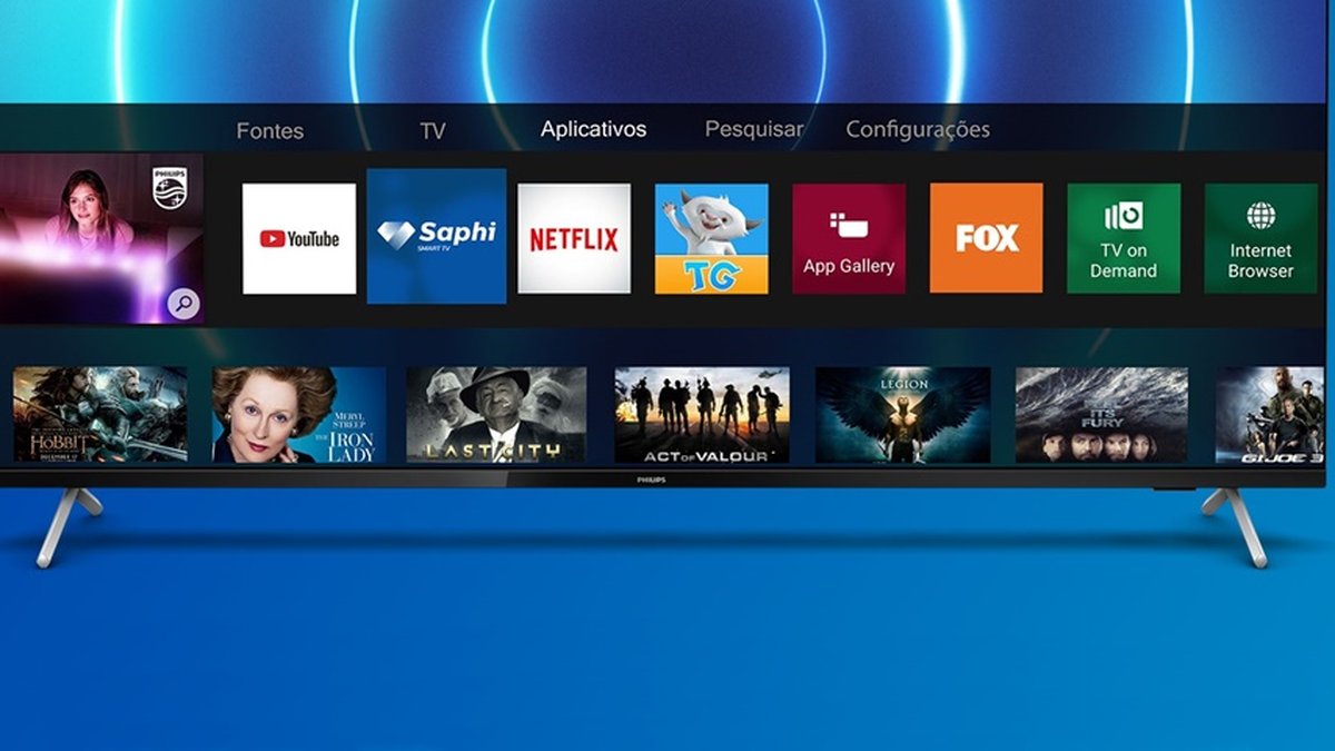 Como baixar aplicativo na TV Philips