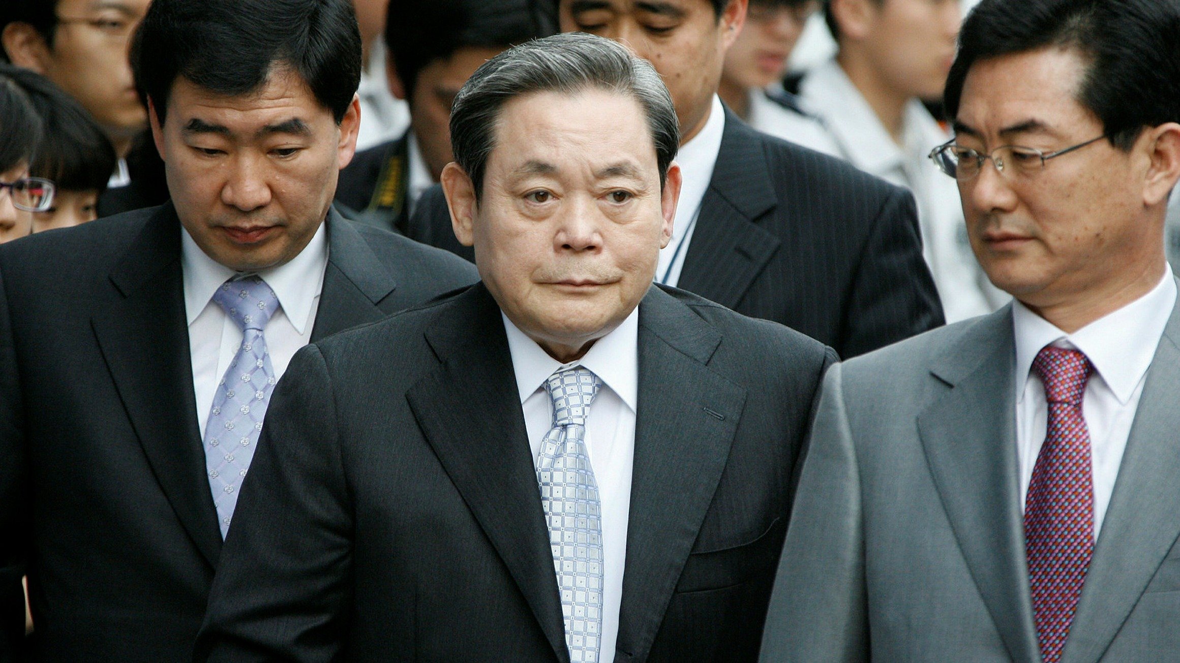 Lee Kun-hee, ex-presidente da Samsung, em foto de 2008.