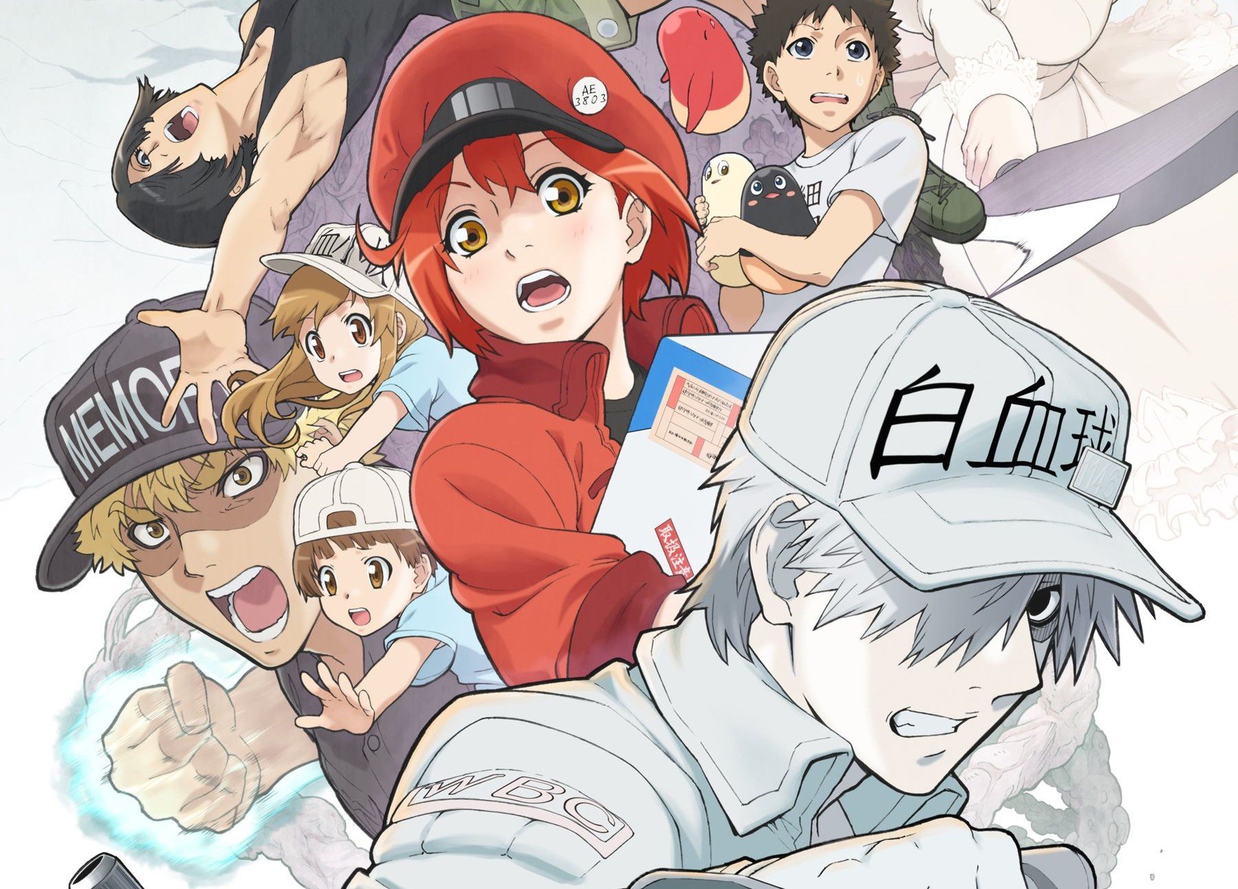 Hataraku Saibou and Hataraku Saibou BLACK cover comparison. : r/manga