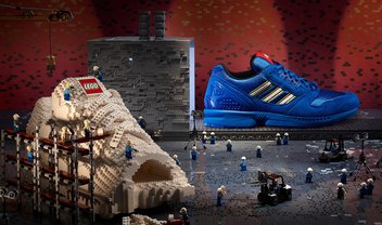 Adidas e LEGO lançam tênis com as cores clássicas do brinquedo