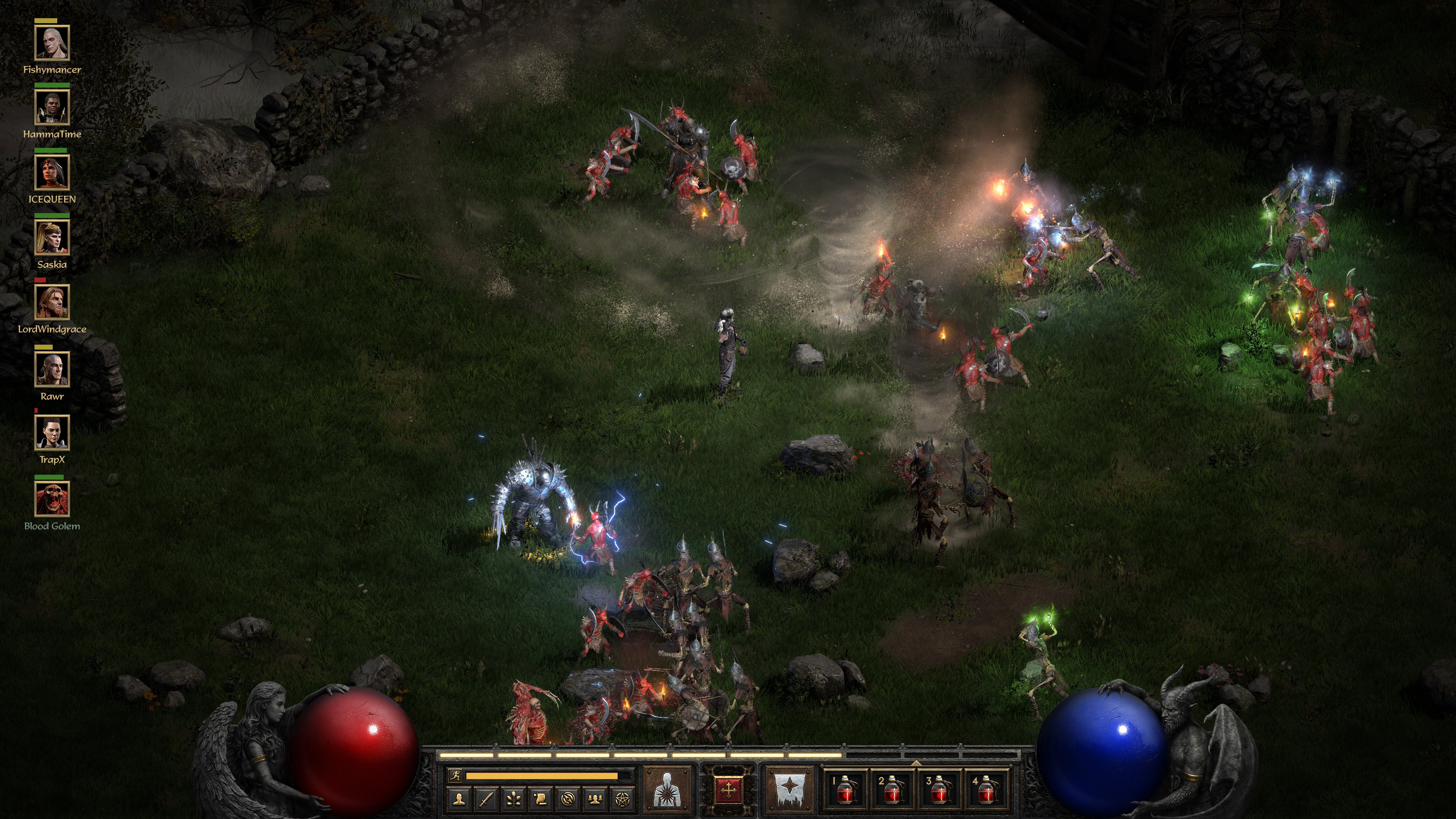 Os gráficos da nova versão de Diablo 2 não deixam nada a desejar em relaçãos aos modernos RPG de ação